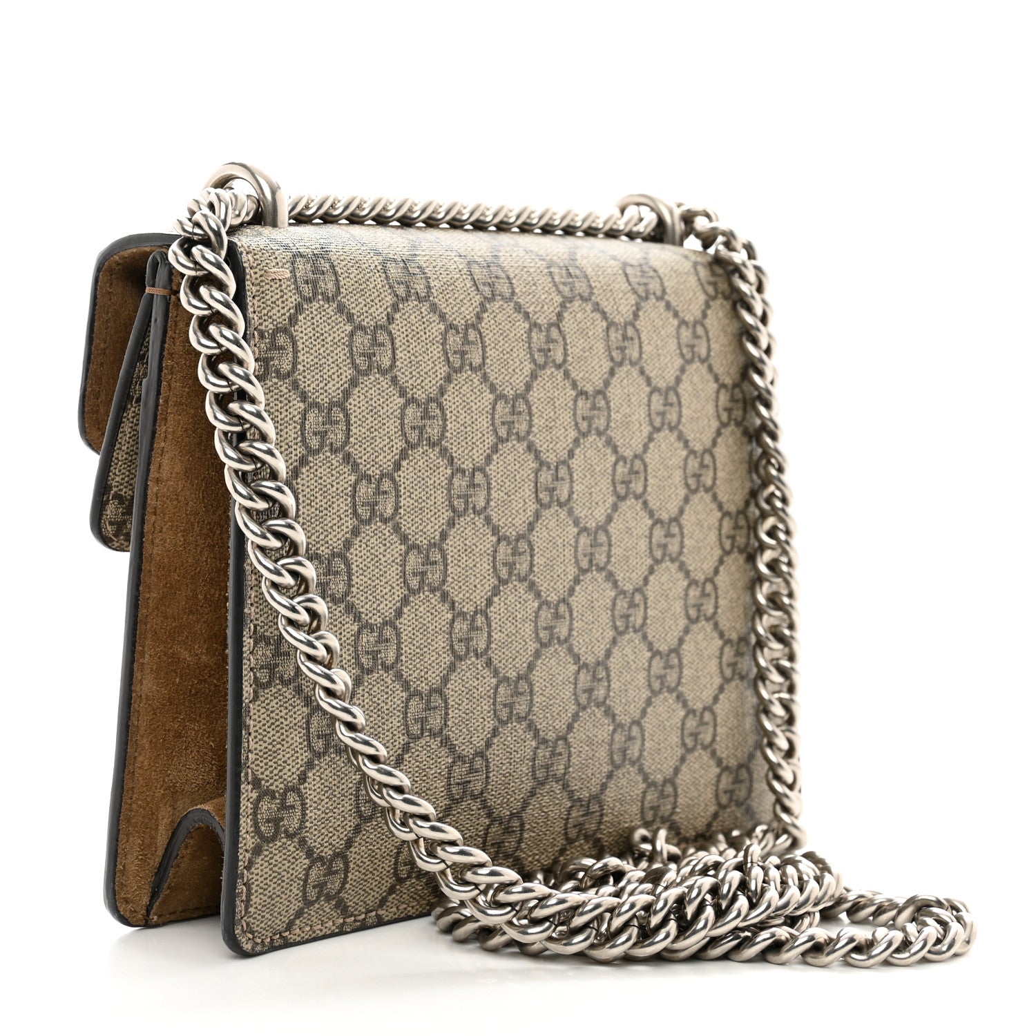 Gucci GG Supreme Monogram Mini Dionysus Shoulder Bag Taupe 3 of 10
