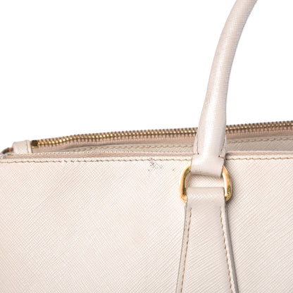 Prada Saffiano Large Galleria Double Zip Tote Talco 19 of 23