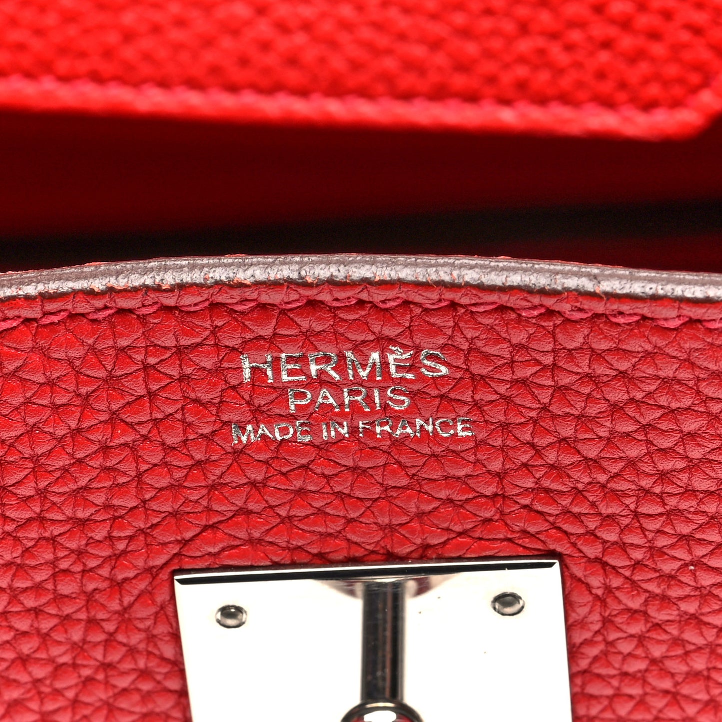 Togo BIRKIN 30 Rouge Pivoine