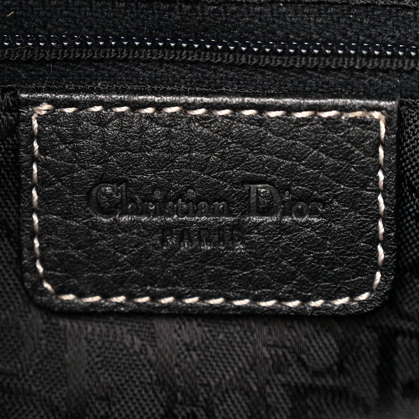 Calfskin Double Saddle Bag Black