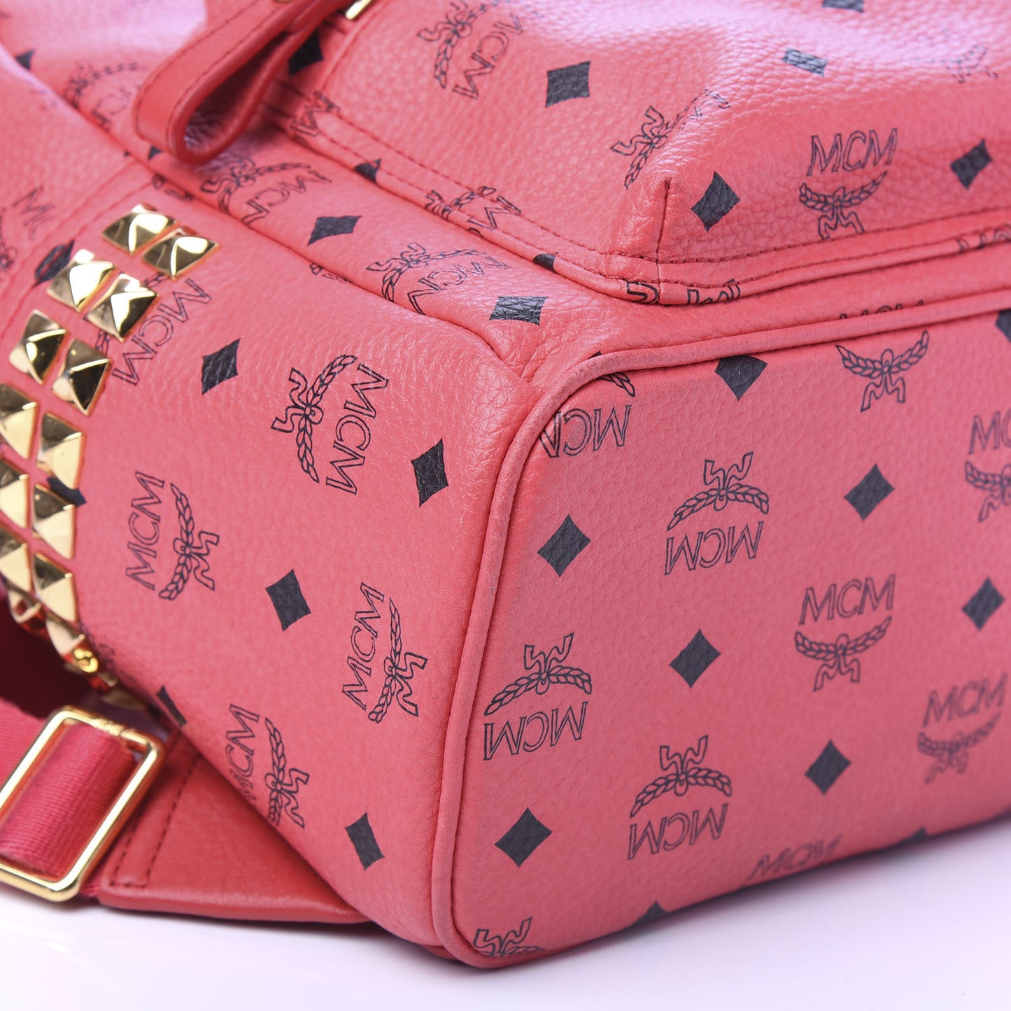 Visetos Small Side Stud Stark Backpack Corail