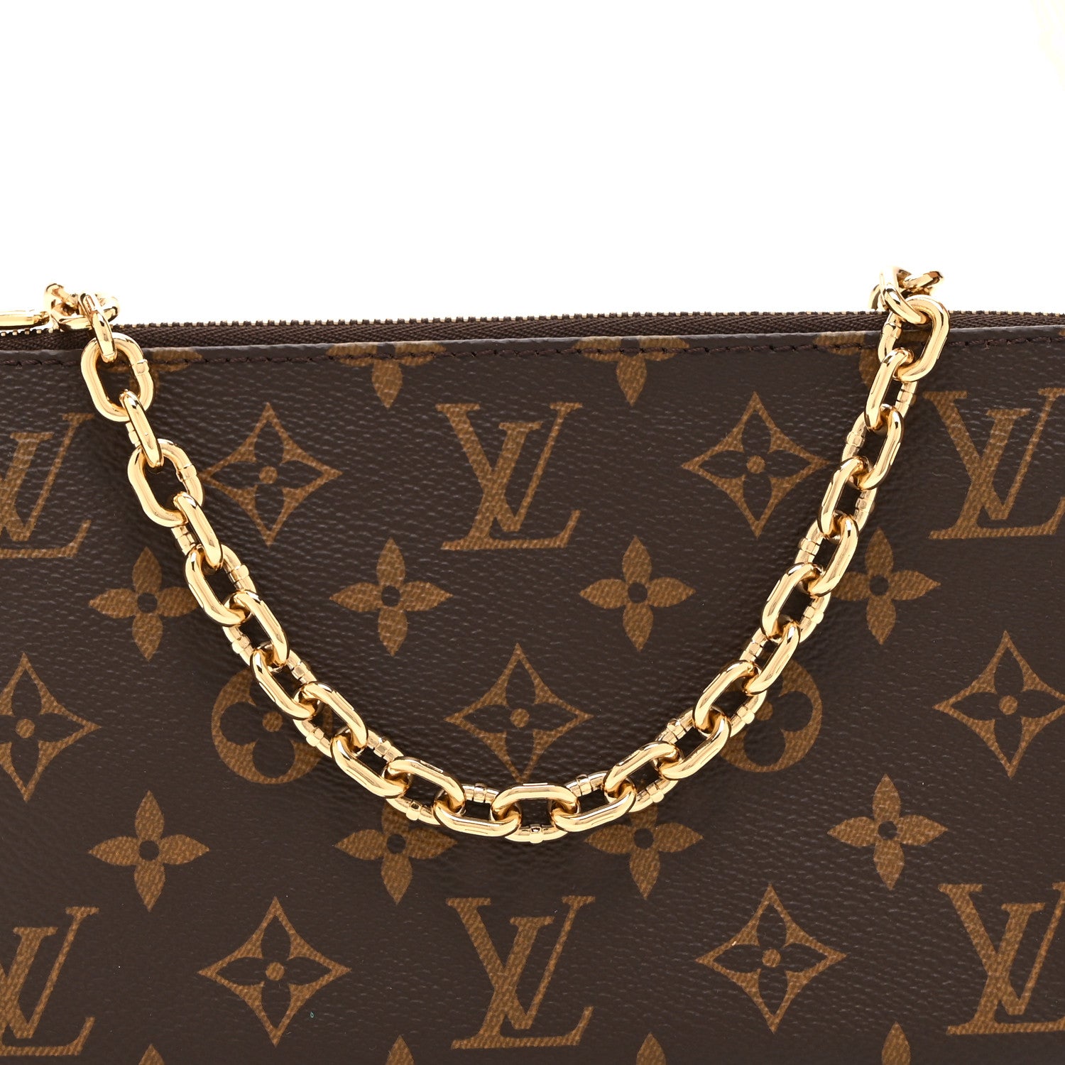 Louis Vuitton Monogram Chain Pochette Accessories 7 of 9
