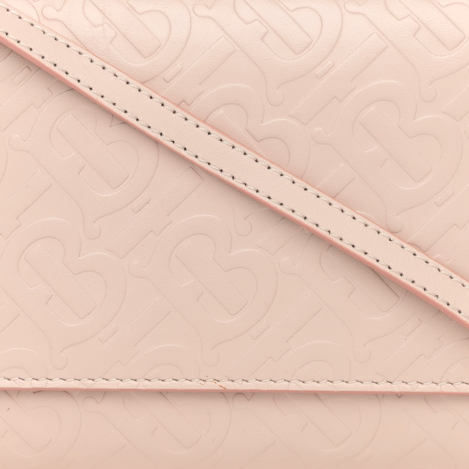 Burberry Calfskin Embossed Monogram Crossbody Light Pink 9 of 12