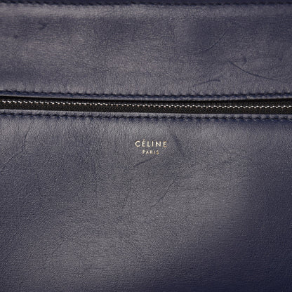 Celine Palmelato Calfskin Small Edge Shoulder Bag Ink 7 of 12
