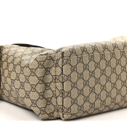 Gucci GG Plus Monogram Messenger Diaper Bag Dark Brown 8 of 9