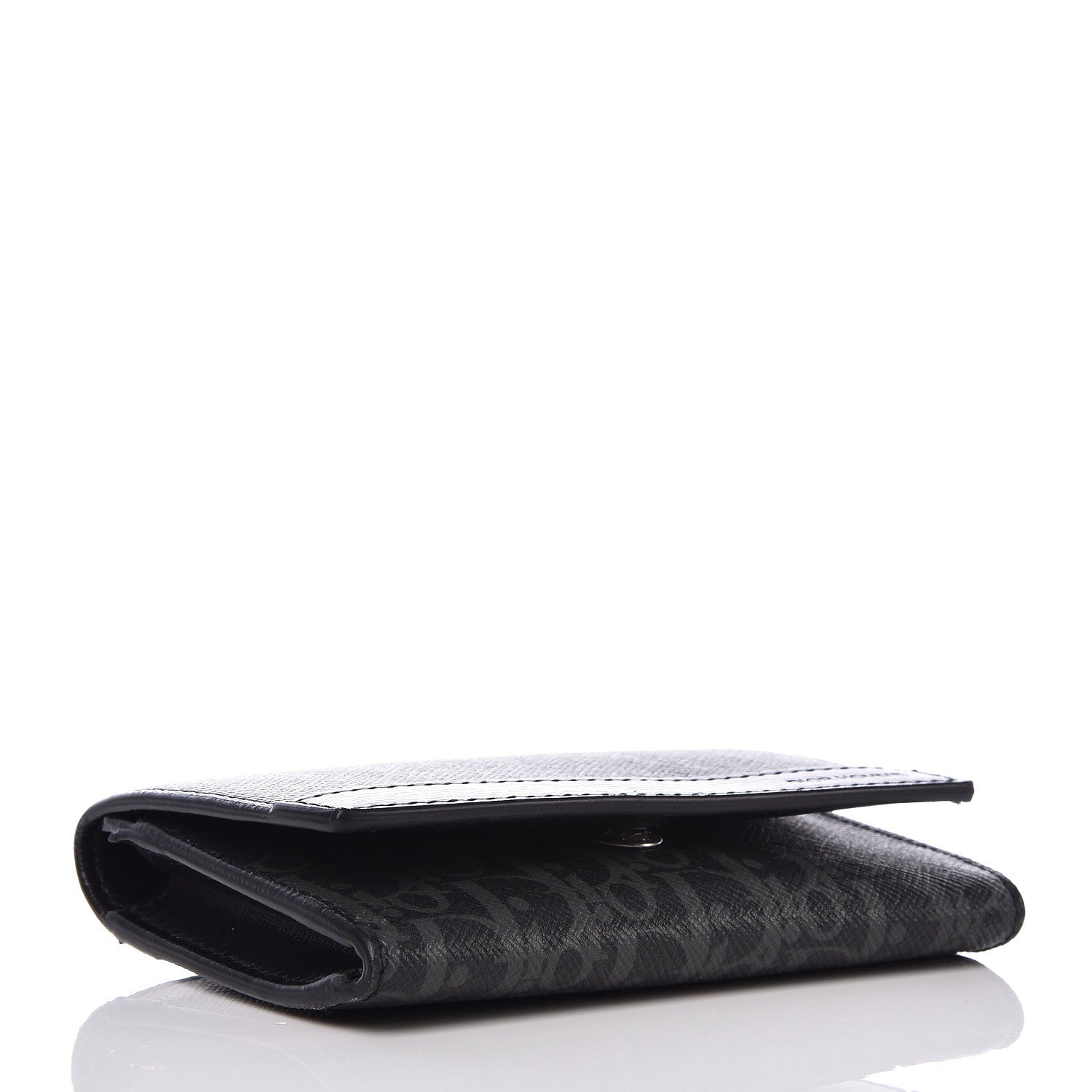 Chloe CHRISTIAN DIOR HOMME Coated Canvas Card Holder Grise 4 of 9