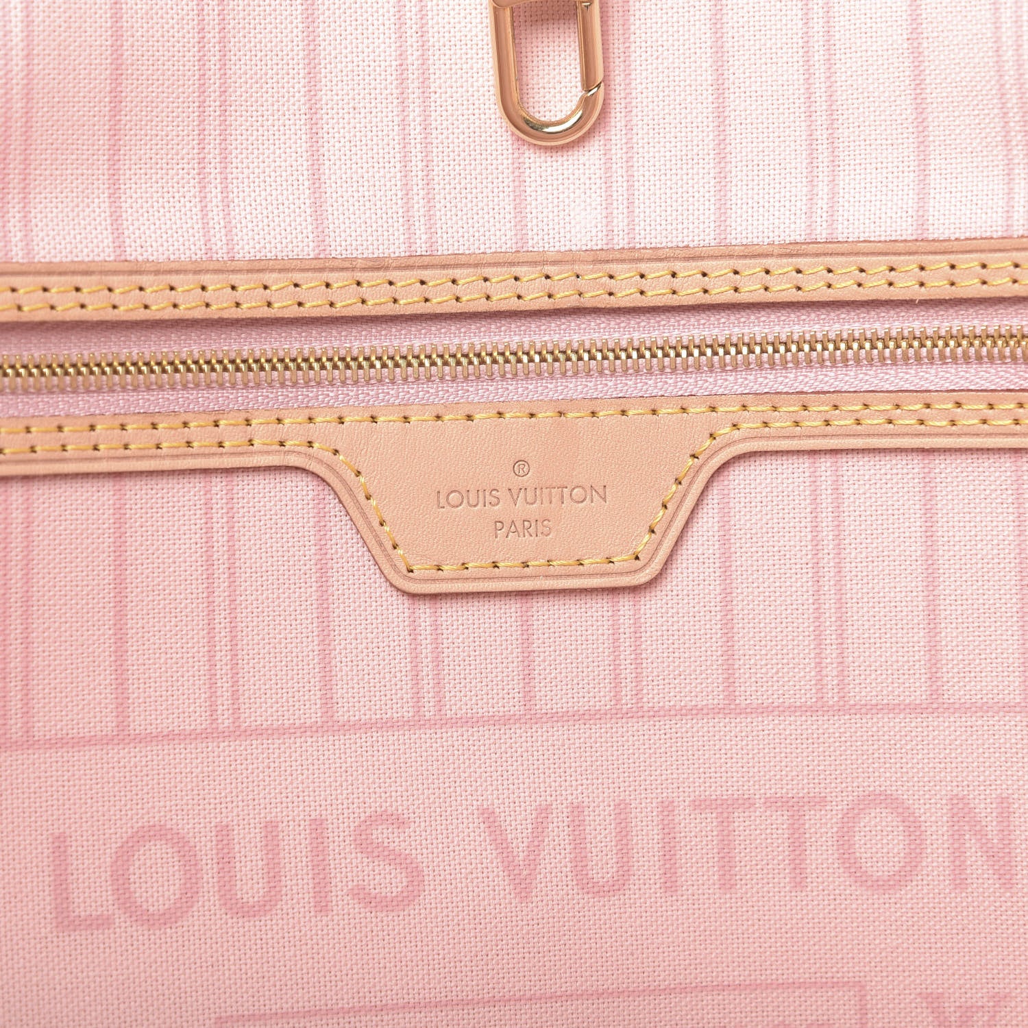 Louis Vuitton Damier Azur Neo Neverfull GM Rose Ballerine 8 of 16