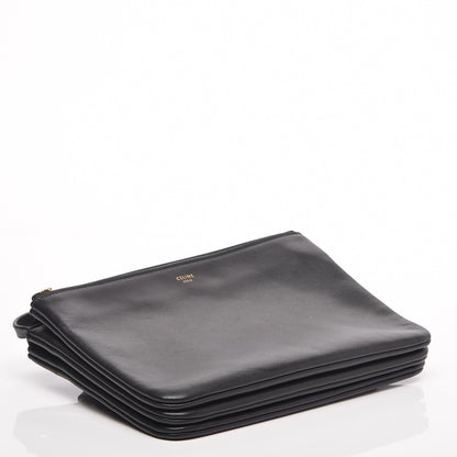 Celine Lambskin Small Trio Crossbody Bag Black 4 of 7