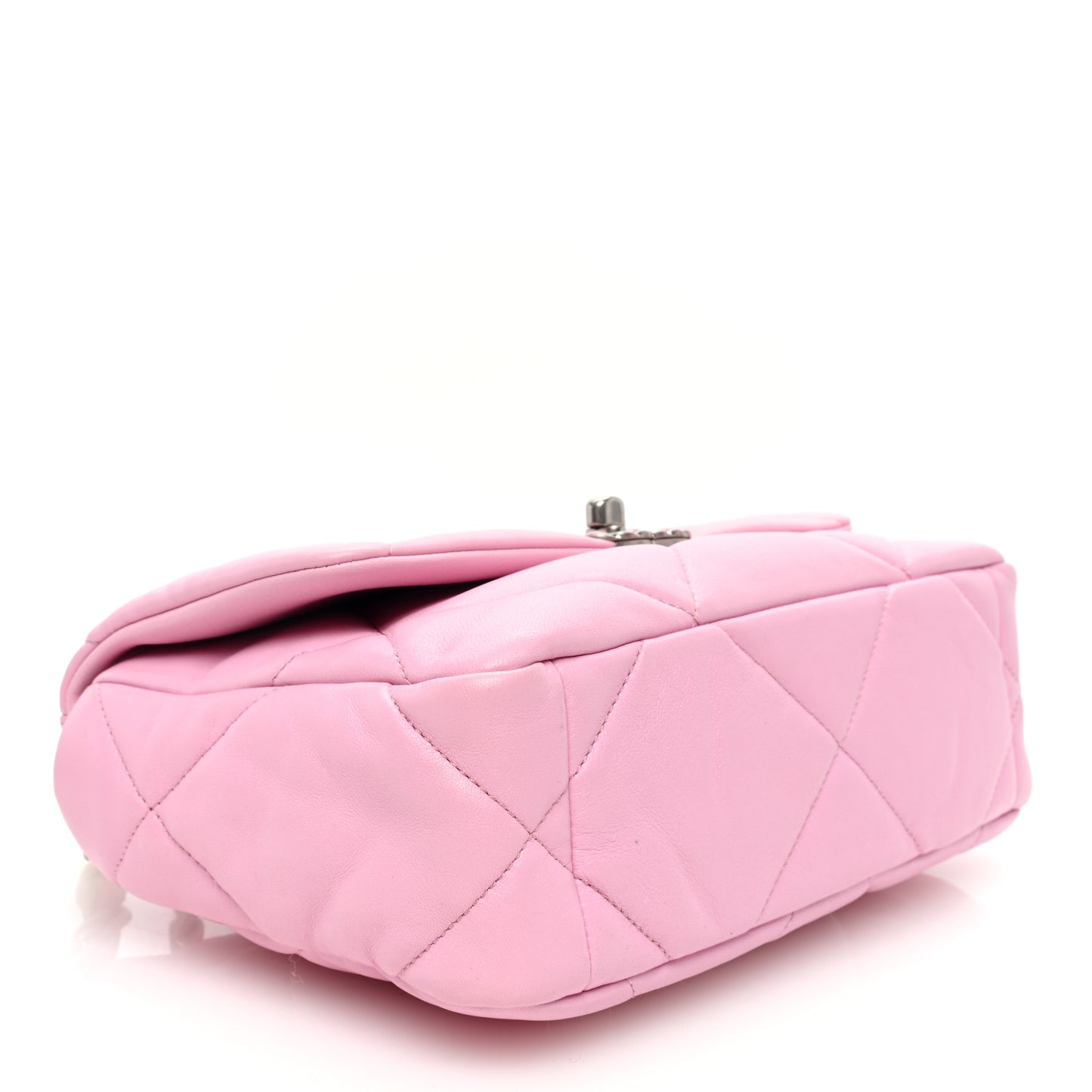 Lambskin Quilted Medium Chanel 19 Flap Pink