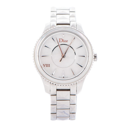Christian Dior Stainless Steel Mother of Pearl 32mm Dior VIII Montaigne Quartz Watch 1 of 7