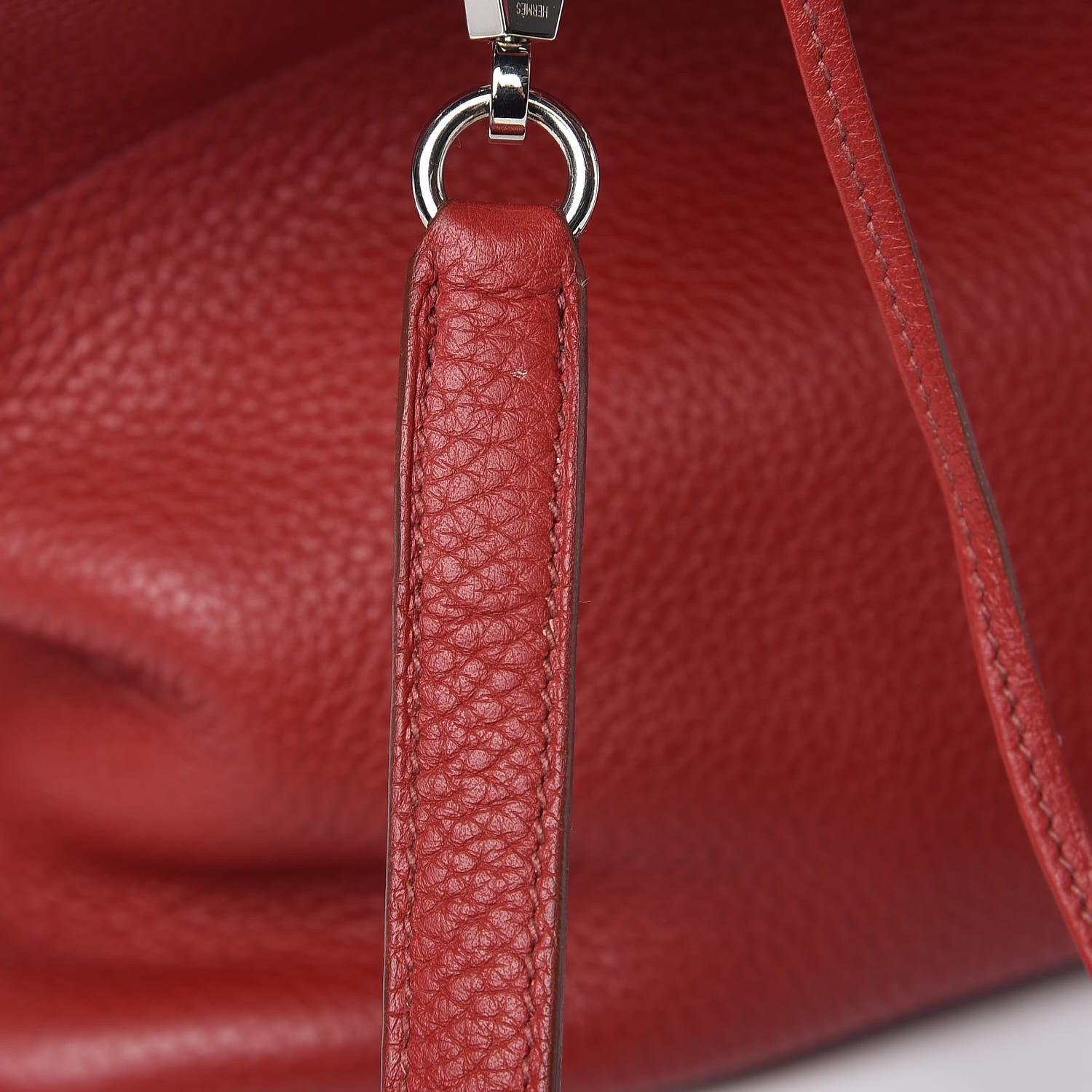 Hermes Taurillon Clemence Bolide 31 Rouge Garance 17 of 23