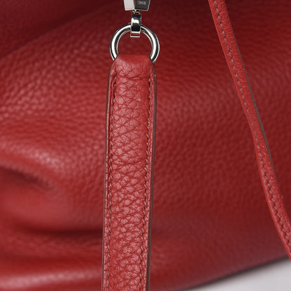 Hermes Taurillon Clemence Bolide 31 Rouge Garance 17 of 23
