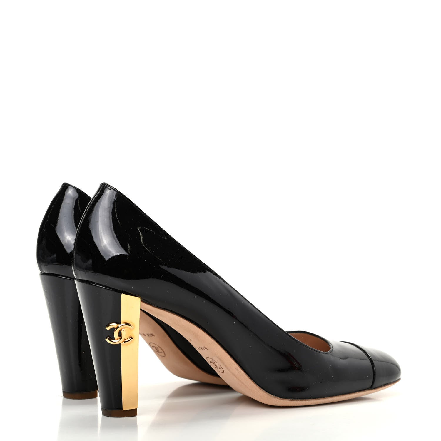 Chanel Patent CC Pumps 40 Black 4 of 11