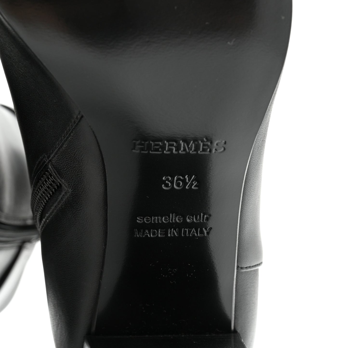 Calfskin Saint Germain Ankle Boots 36.5 Black