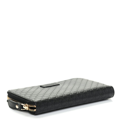 Gucci Microguccissima Zip Around Wallet Black 3 of 4