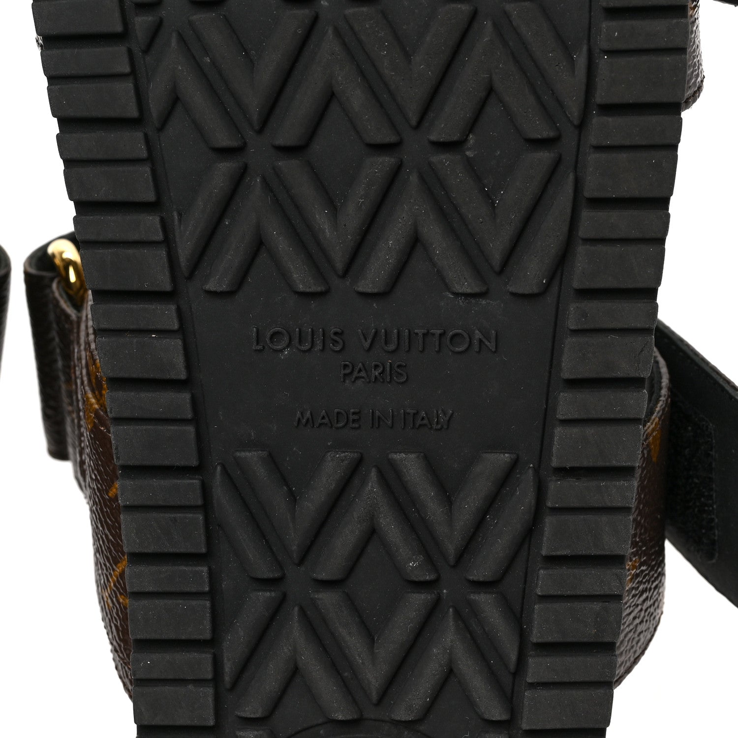 Louis Vuitton Monogram Bom Dia Mule Sandals 35 Black 6 of 7