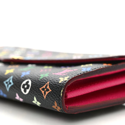 Louis Vuitton Monogram Multicolor Sarah Wallet NM Black Grenade 8 of 8