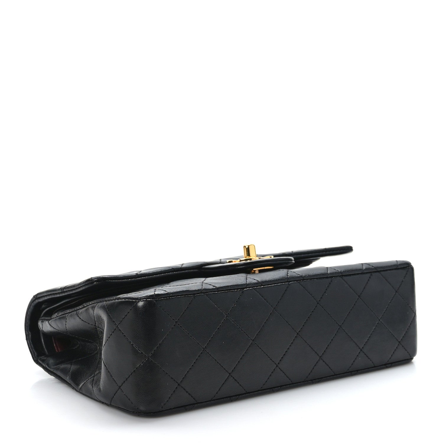 Chanel Lambskin Quilted Small Double Flap Black 4 of 9