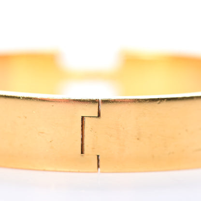 Hermes Enamel Narrow Clic Clac H Bracelet PM Rose Nacarat 4 of 7