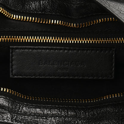 Balenciaga Chevre Gold Metallic Edge Hardware City Black 8 of 9
