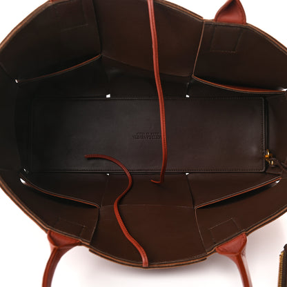 Bottega Veneta Nappa Maxi Intrecciato Medium Arco Tote Rust 6 of 13