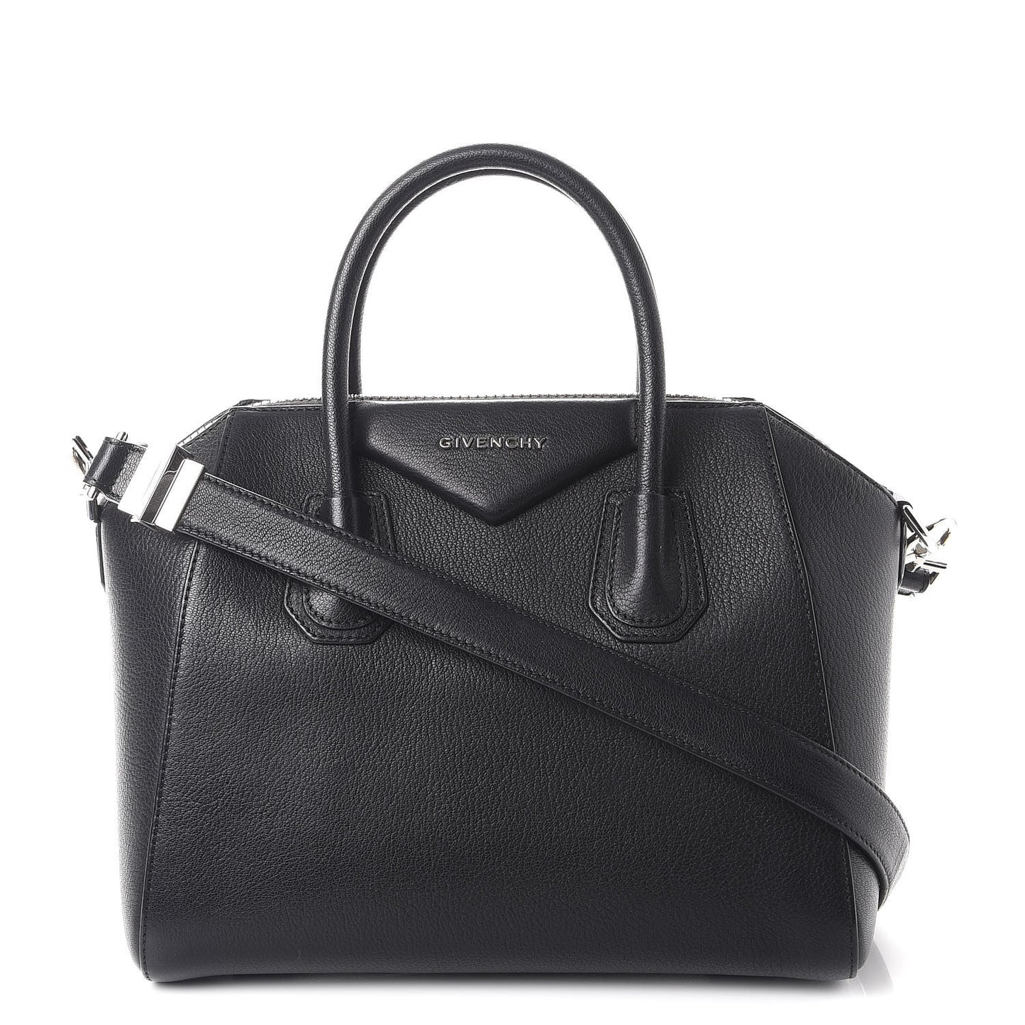 Sugar Goatskin Small Antigona Black