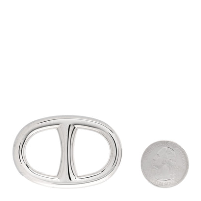 Hermes Palladium Chaine D'Ancre Scarf Ring 2 of 3
