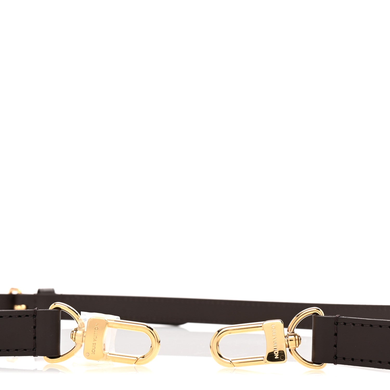 Louis Vuitton Calfskin Adjustable Speedy Bandouliere Shoulder Strap Brown 3 of 4