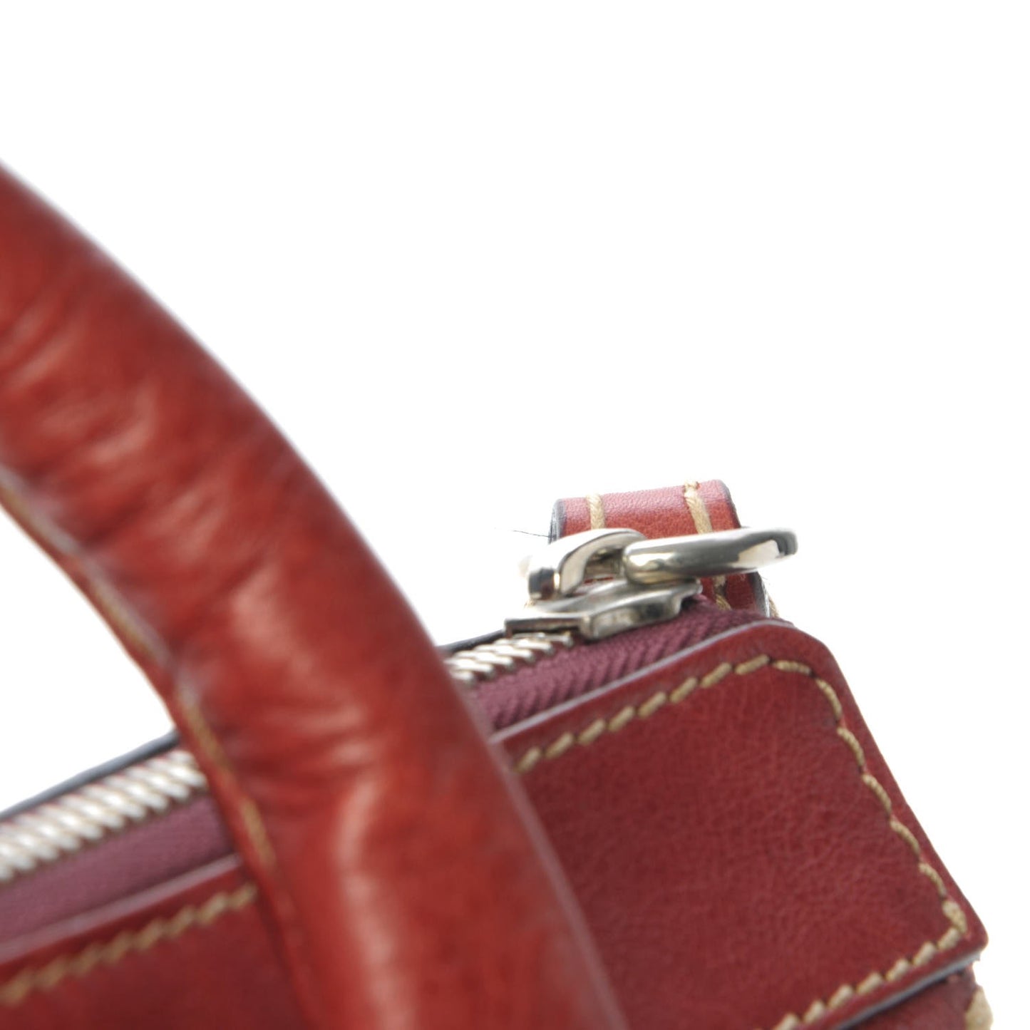 Calfskin Edith Satchel Whiskey
