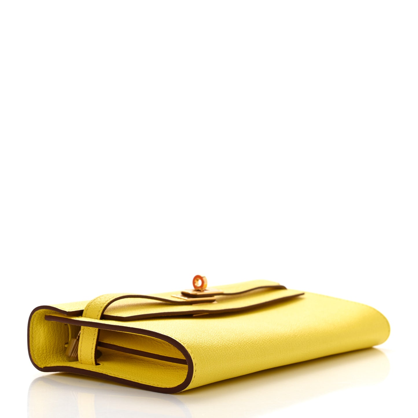 Chevre Mysore Kelly Wallet To Go Jaune Citron