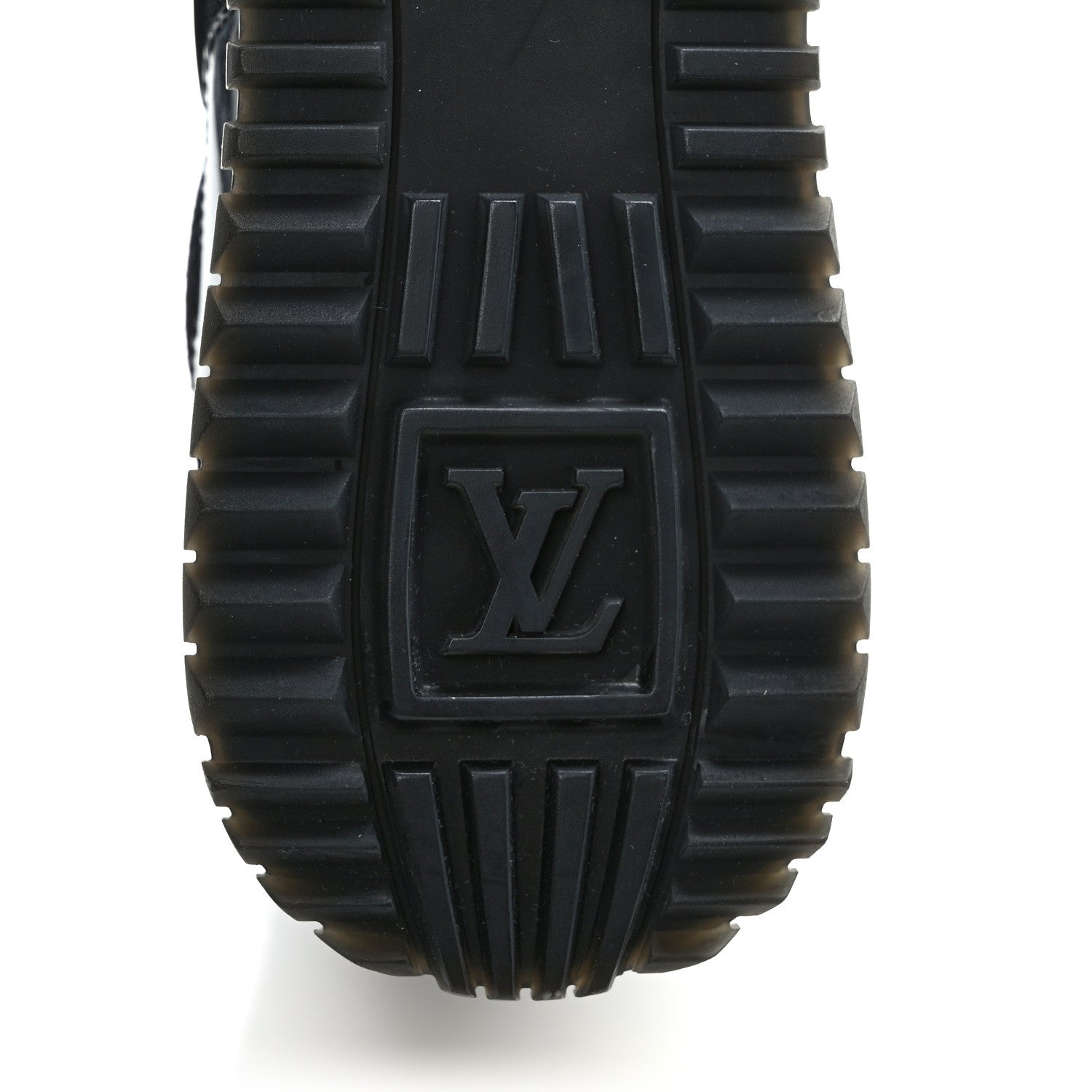 Louis Vuitton Suede Monogram Run Away Sneakers 37 Black 6 of 9