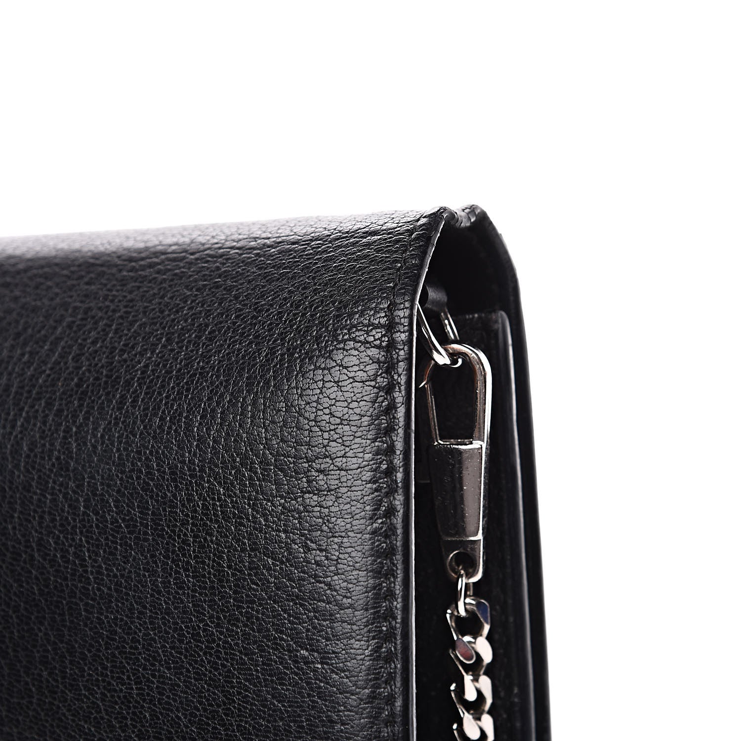 Givenchy Sugar Goatskin Pandora Chain Wallet Black 13 of 14