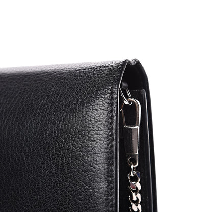 Givenchy Sugar Goatskin Pandora Chain Wallet Black 13 of 14