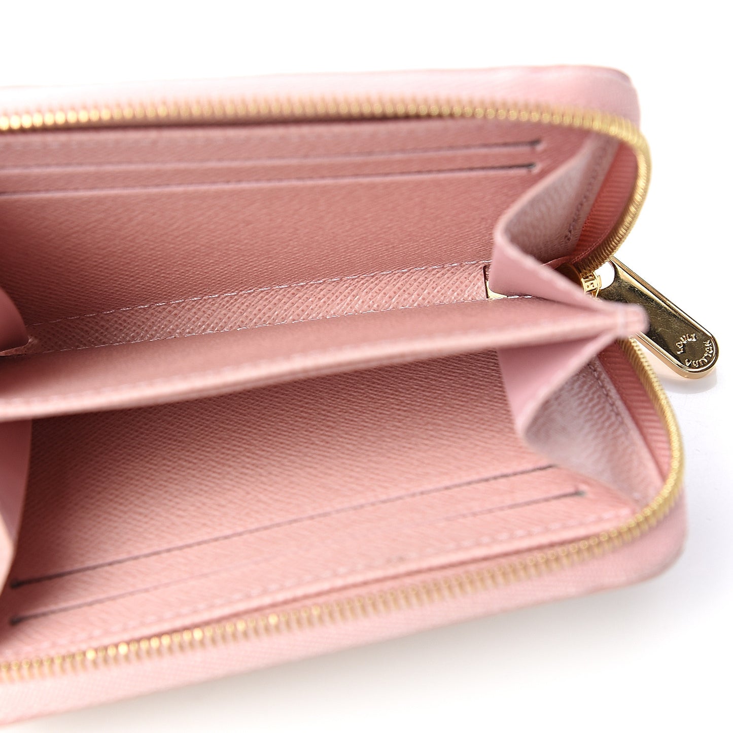 Damier Azur Zippy Coin Purse Rose Ballerine
