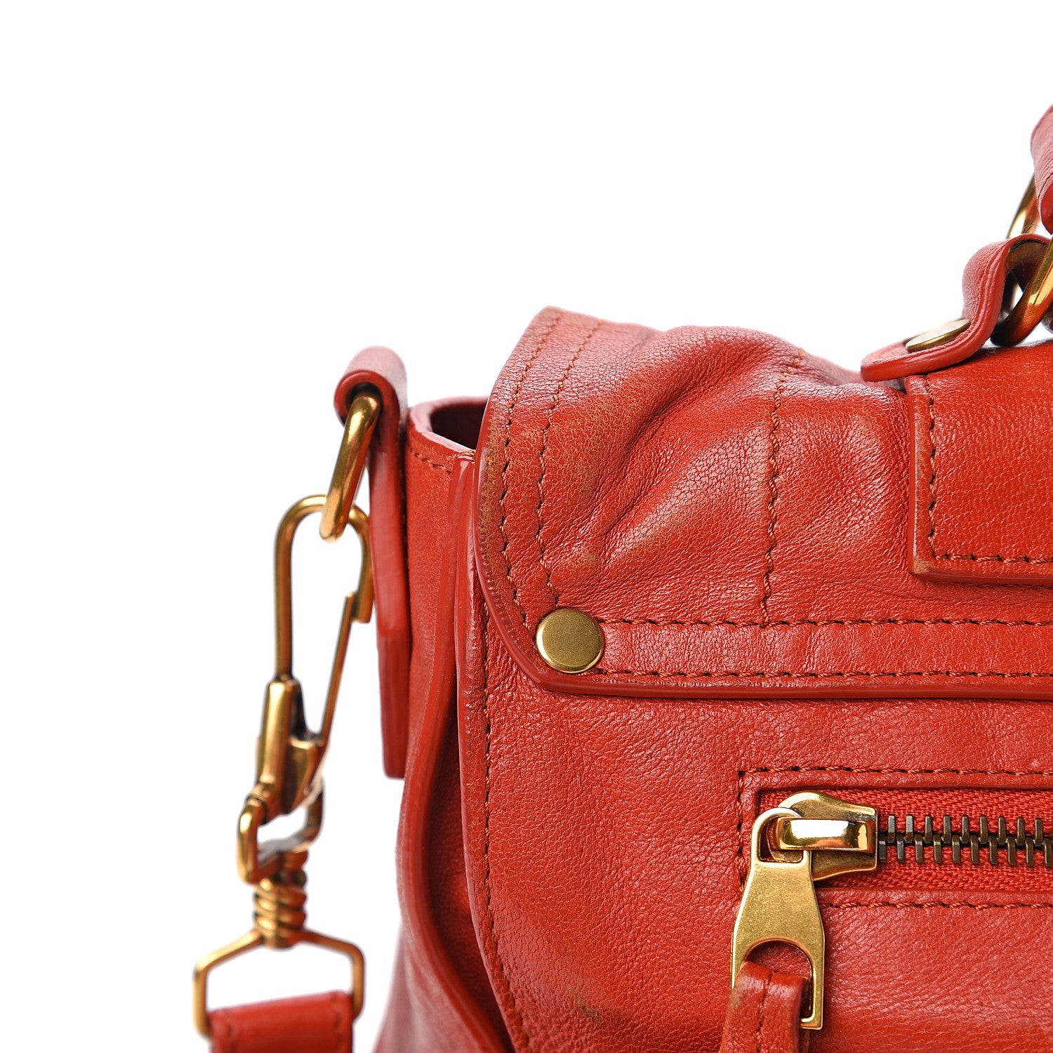 Proenza Schouler Lambskin Medium PS1 Satchel Paprika 6 of 14