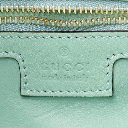 Gucci Snakeskin Calfskin Small Jackie 1961 Hobo Teal Light Teal 6 of 10
