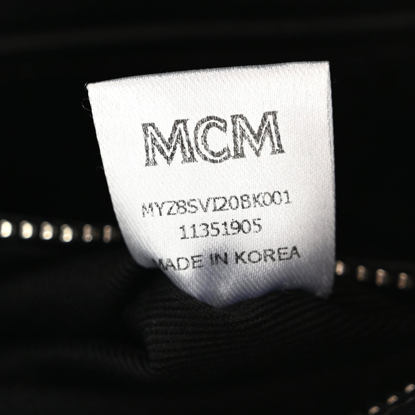 Visetos Medium Crossbody Pouch Black