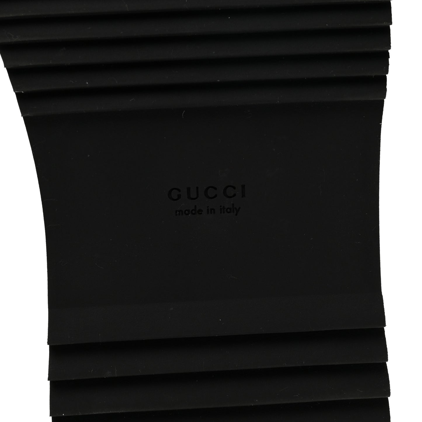 Jacquard Black Denim GG Monogram Angelina Platform 55mm Slide Sandals 38.5 Black Ivory