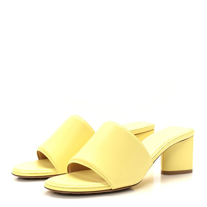 Bottega Veneta Vienna Calfskin The Band Mule Sandals 39 Lemonade 3 of 8