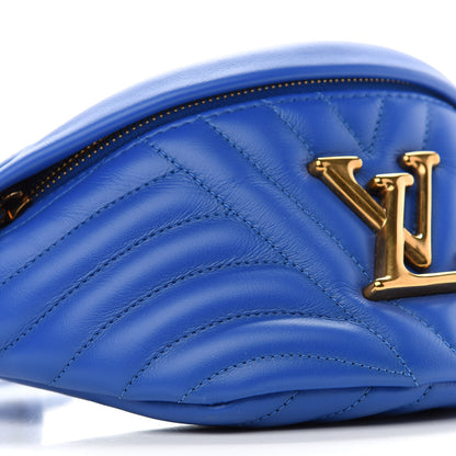 Louis Vuitton Calfskin New Wave Bumbag Blue Neon 7 of 8
