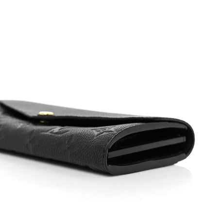 Louis Vuitton Empreinte Sarah Wallet NM Black 9 of 10