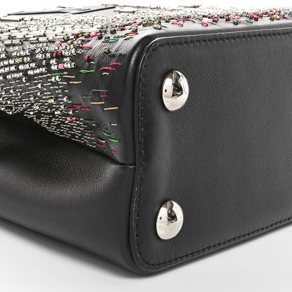 Louis Vuitton Calfskin Karung Beaded 57th Street NYC Skyline Capucines BB Black 8 of 10