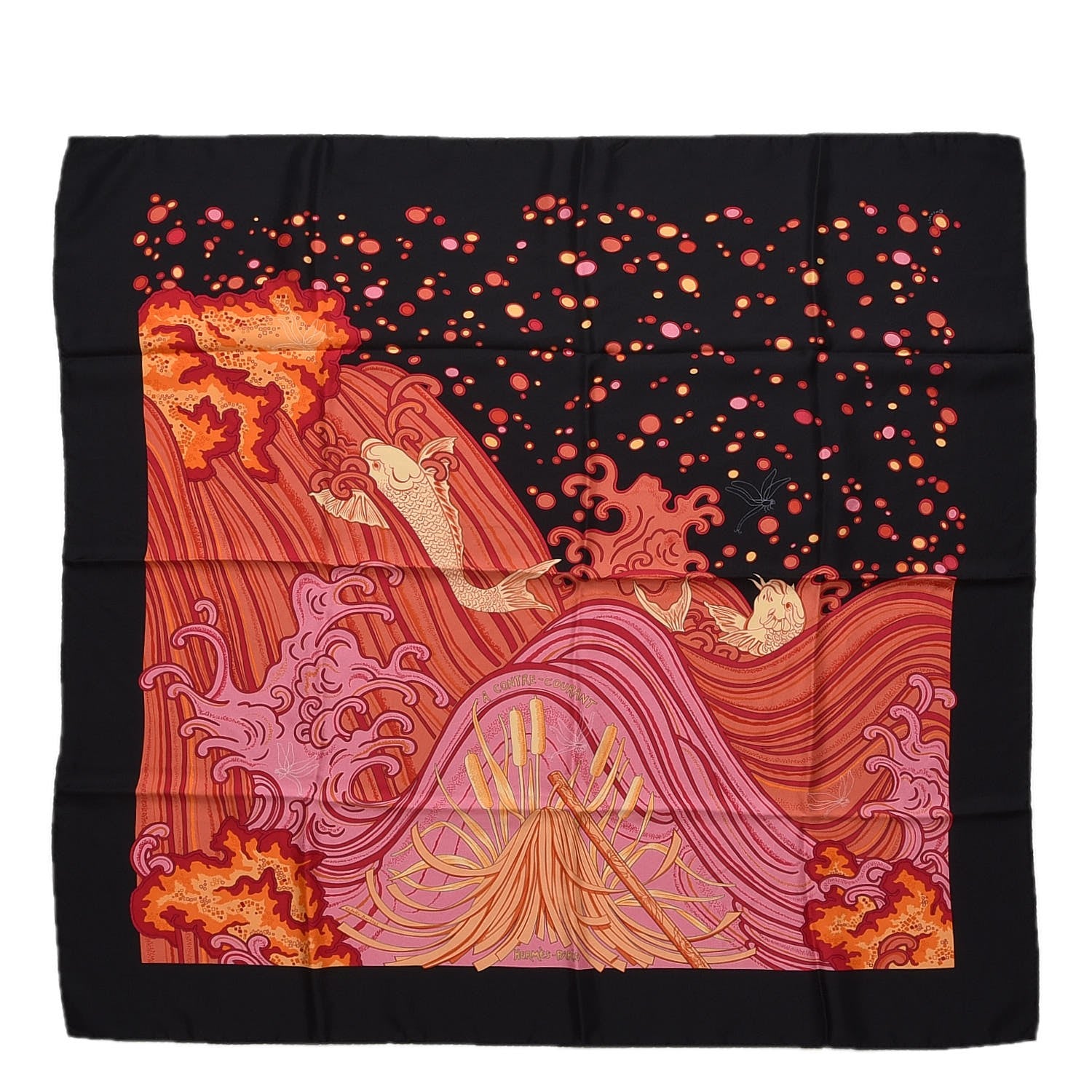 Hermes Silk A Contres Courant Scarf 90 1 of 9