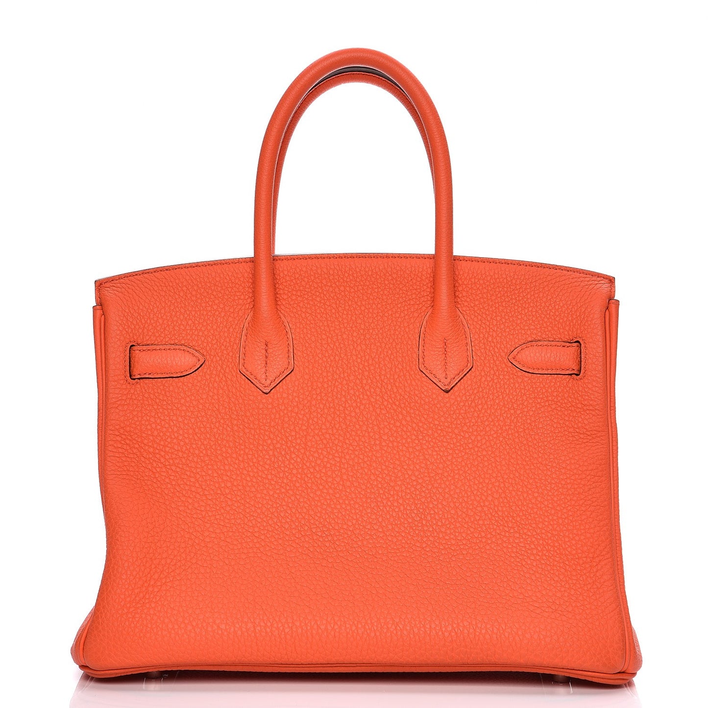 Taurillon Clemence Birkin 30 Orange Poppy