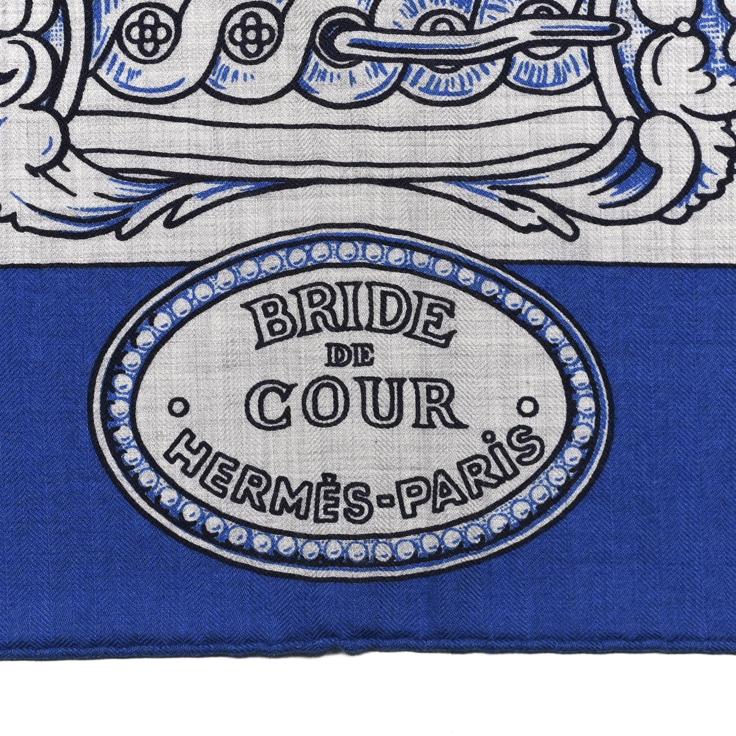 Hermes Cashmere Silk Bride De Cour Remix Shawl 140 2 of 4