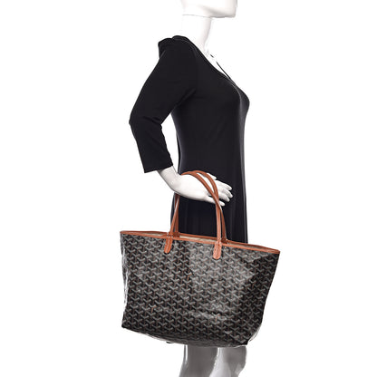 Goyard Goyardine Saint Louis PM Black Gold 2 of 9
