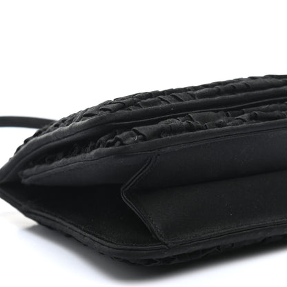 Judith Leiber Swarovski Crystal Satin Evening Bag Black 6 of 7