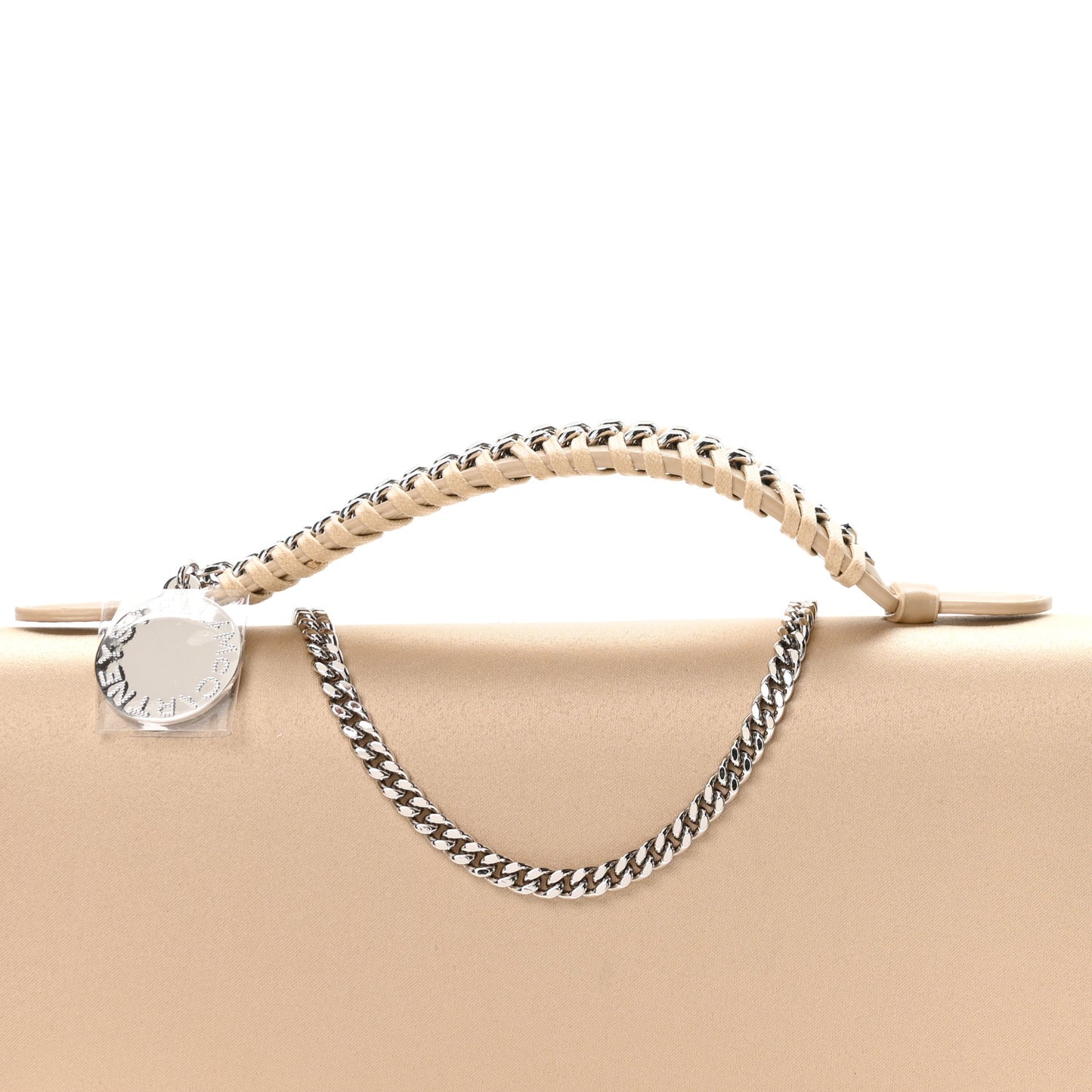 Shaggy Deer Falabella Clutch with Chain Bag Desert