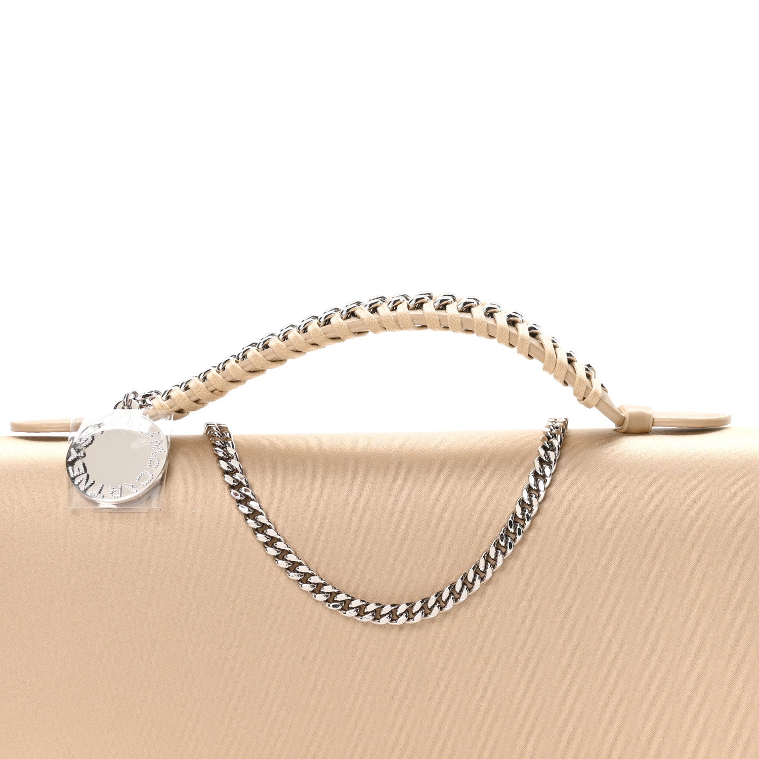 Stella McCartney Shaggy Deer Falabella Clutch with Chain Bag Desert 8 of 10