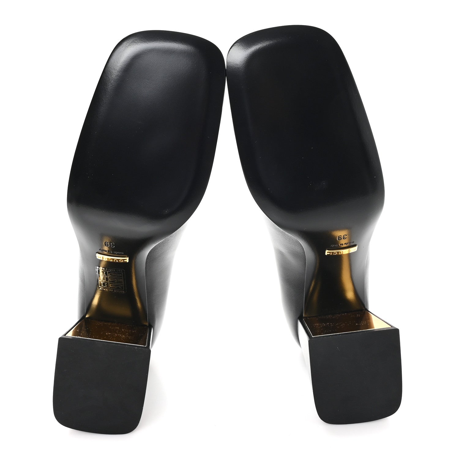 Gucci Malaga Kid Horsebit 75mm Pumps 39 Black 6 of 9